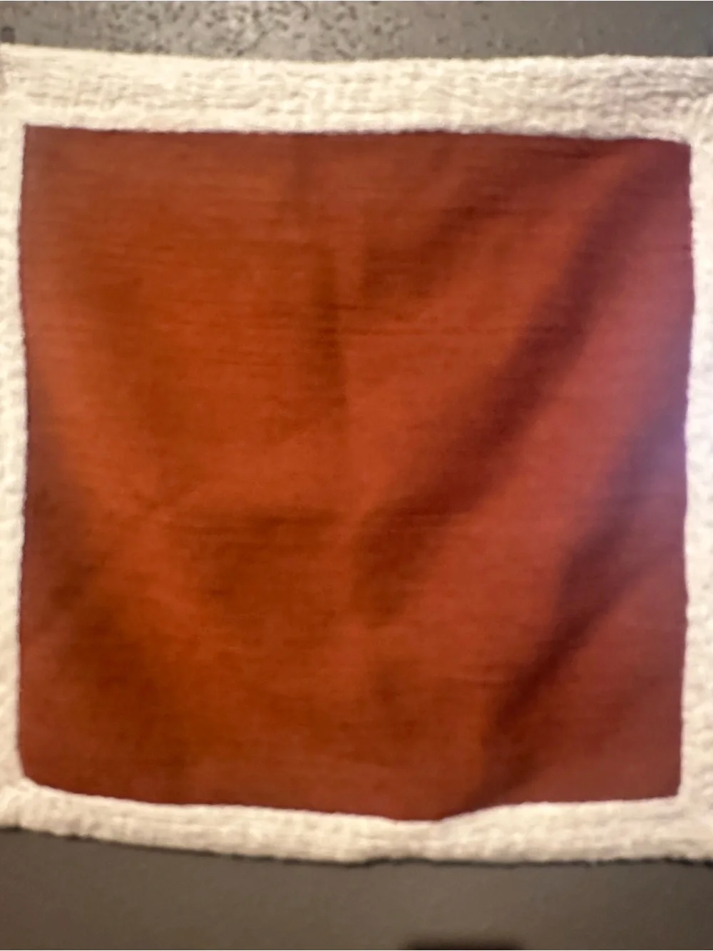 West Elm Essex Rust-Colored Throw Pillow Cover